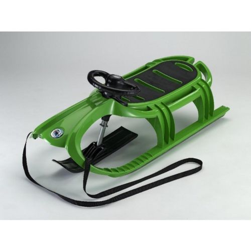 Snow Tiger Deluxe Plastic Snow Sled Green ES840-03