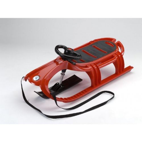 Snow Tiger Deluxe Plastic Snow Sled Red ES840-01