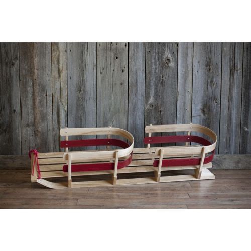 St. Nick Donner Sleigh Two Seater Red ES670-01